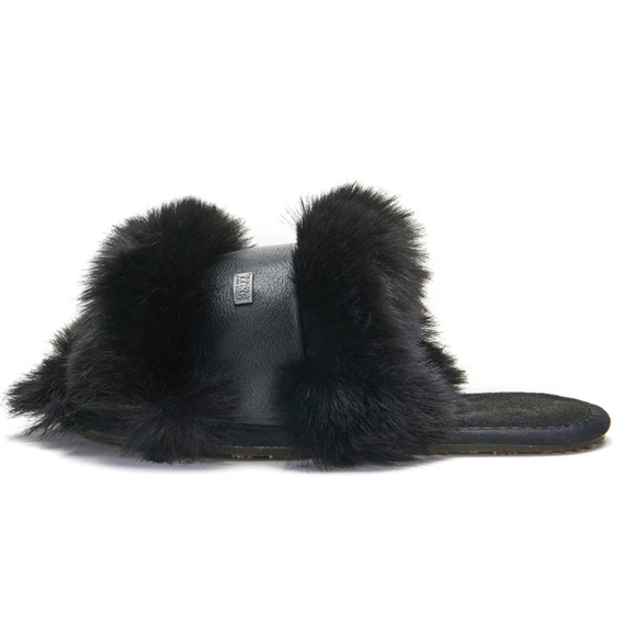 Australia Luxe Collective Slides Muchas Black Size 8 #112 - Picture 4 of 10